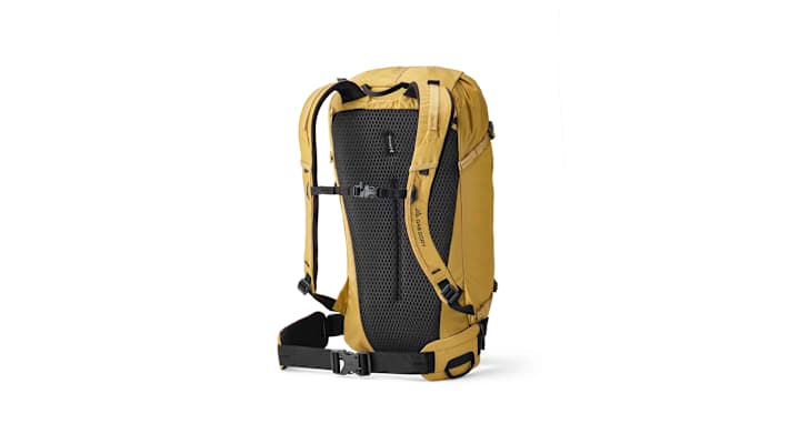 Der Rucksack Alpinisto 30 von hinten.
