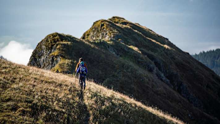 Die Pinzgauer Grasberge machen ihrem Namen bei den Seven Summits of Saalbach alle Ehre.