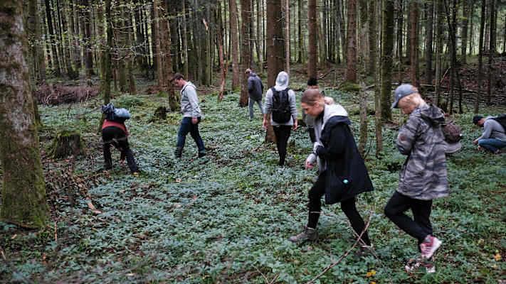 Burton-Camp in Lenggries: Kräuterwandern