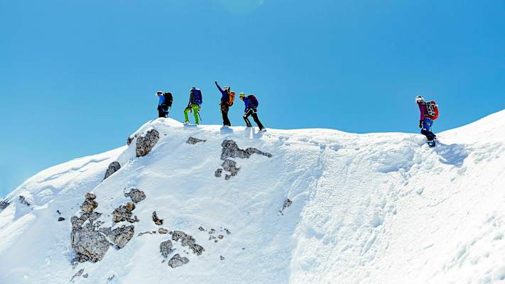 Skitourengeher am Hohen Dachstein