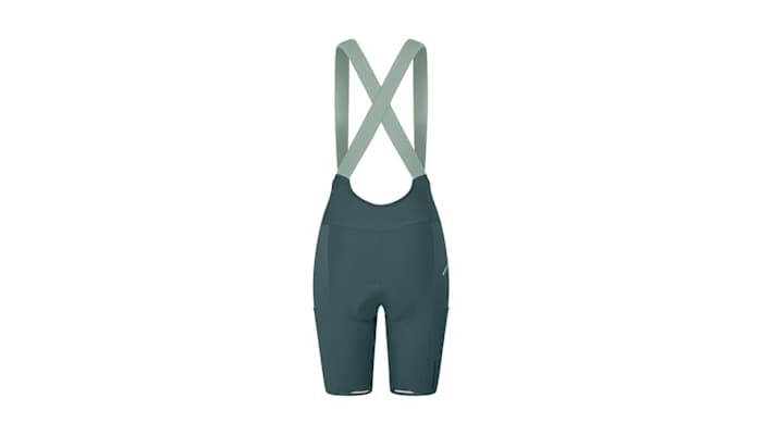 Zu sehen ist die AllTrack Ride Bib Shorts von Endura in der Farbe Blaugrün.