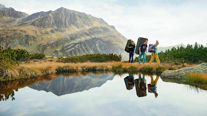 Im Silvapark im Tiroler Paznauntal