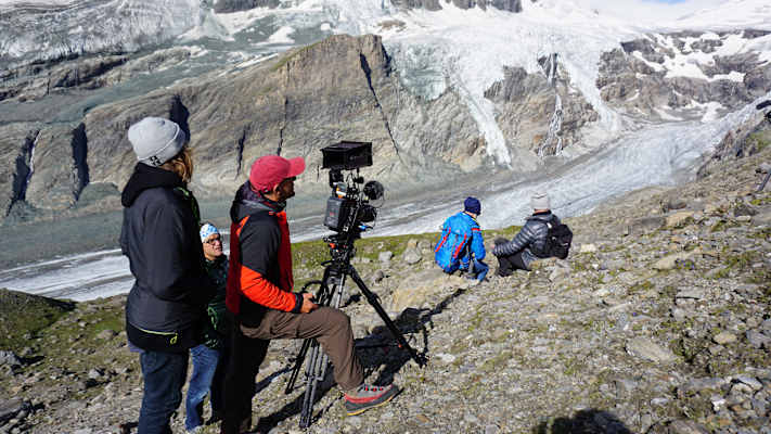 Bergwelten ServusTV Großglockner Dreharbeiten Pasterze