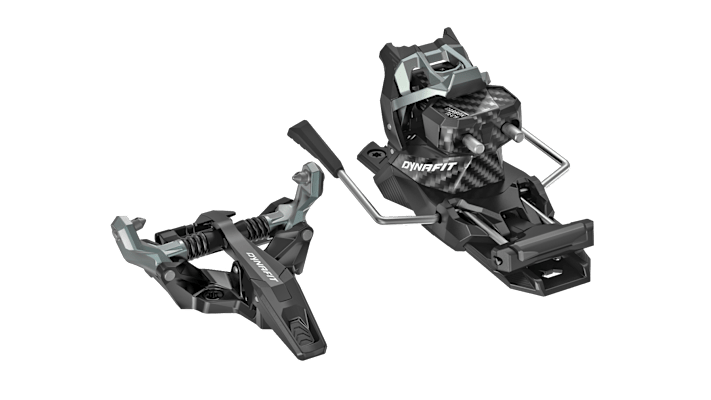 DYNAFIT Blacklight Carbon Pro+ Skitourenbindung aus Carbon-Aluminium für leichte Aufstiege und sichere Abfahrten.