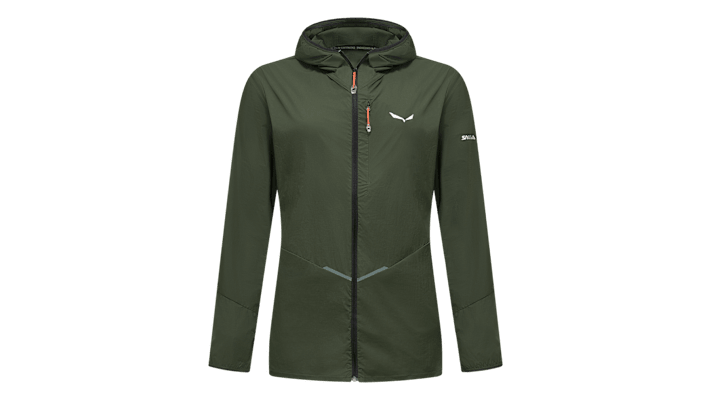 Die Pedroc Wind HD Light Jacke für Damen in der Farbe Dark Olive