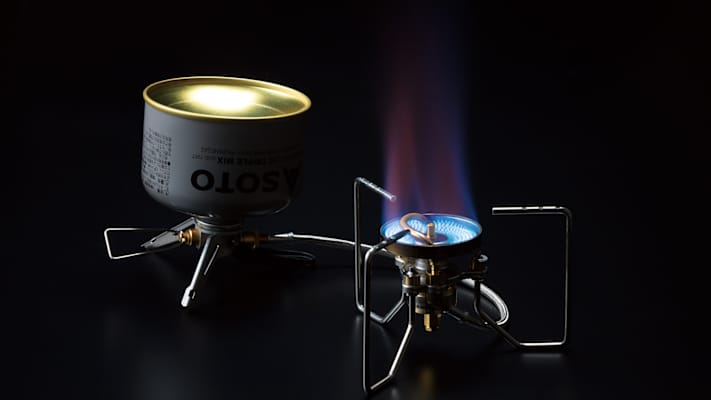 Das Brennerfeld sorgt für eine konstante Flamme, selbst bei starkem Wind.