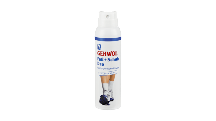 Zu sehen ist das Gehwol Fuß und Schuh Deo.
