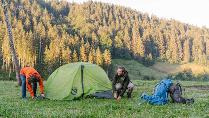 Die besten Plätze für legales Wildzelten