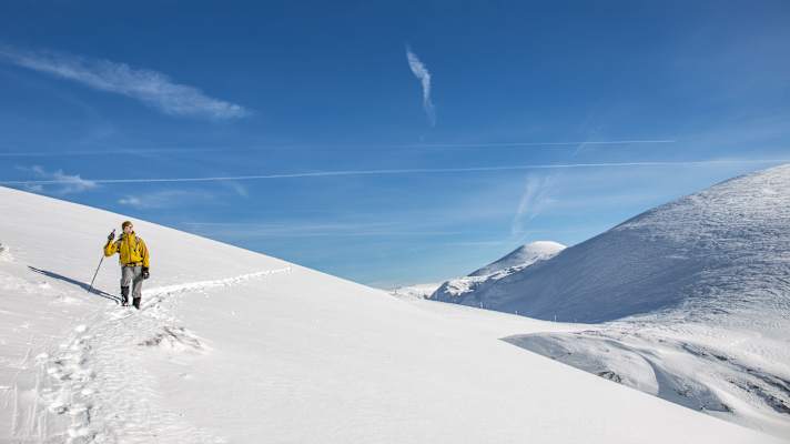 Hochschwab-Plateau im Winter: Rauchtalsattel