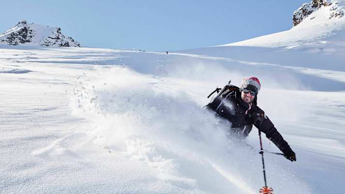 Pitztaler Gletscher: Abfahrt vom Linken Fernerkogel
