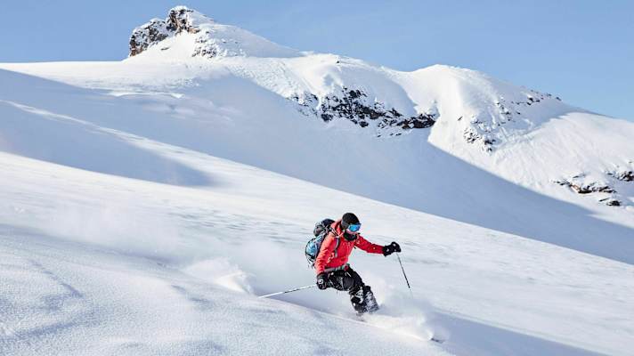 Pitztaler Gletscher: Abfahrt vom Linken Fernerkogel