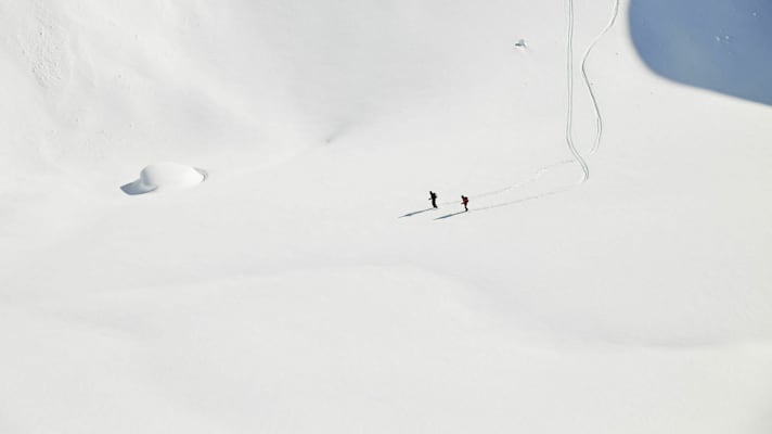 Pitztaler Gletscher: Abfahrt vom Linken Fernerkogel