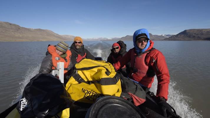 Gina Moseley auf Expedition in Grönland