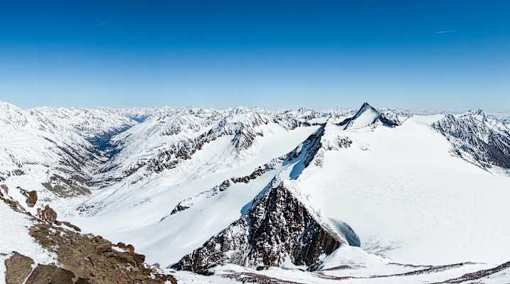 Panorama vom Gipfel des Similauns