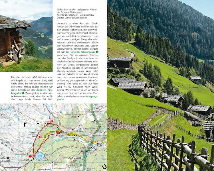 Die Tour „Vom Weißensee über die Pilshöfe zu den Pilsbergalmen“ aus dem Rother Wanderbuch „Wandern mit Hund – Südtirol“ - Teil 2