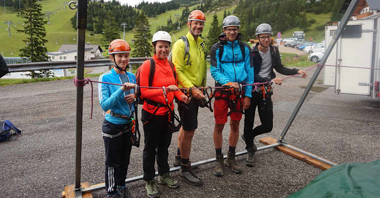 Bergwelten Familien-Klettersteig-Schnuppern am Hochkar