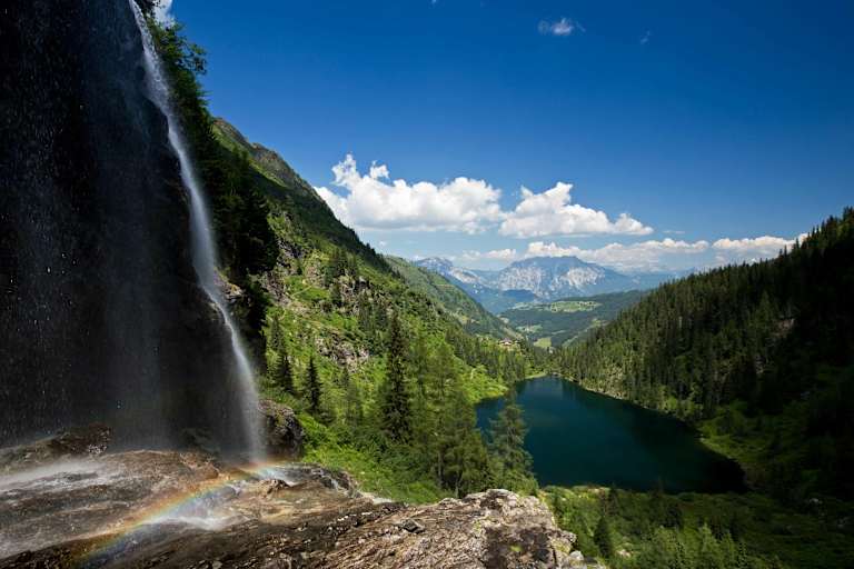 Die Hans Wödl Hütte beim Steirischen Bodensee