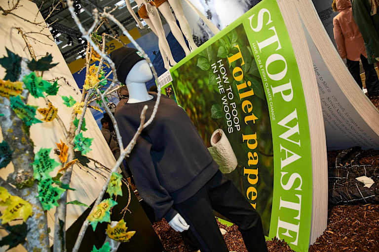 Stichwort Nachhaltigkeit: Die ISPO gab sich dieses Jahr sehr „grün“