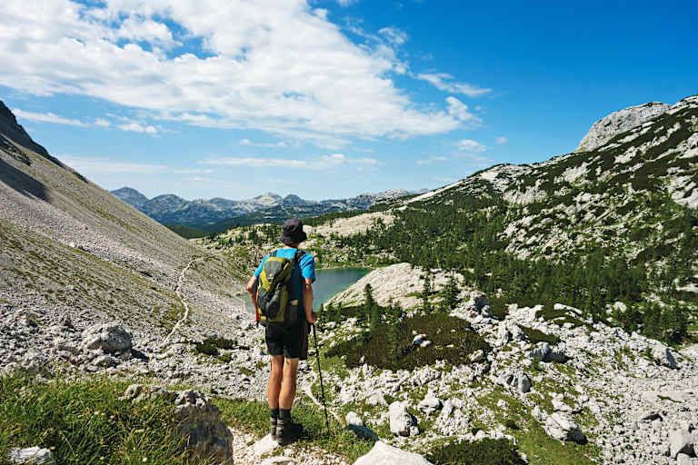 Der Blick auf das Salzburger Sieben Seen Tal.