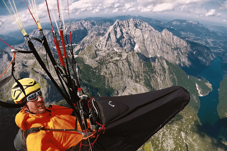 Christian Lobensommer hoch über dem Steinernen Meer