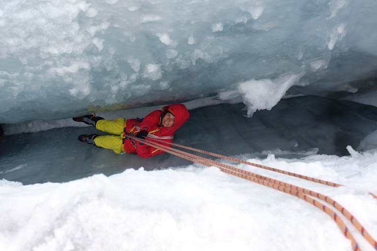 Spaltenrettung: Seilrolle