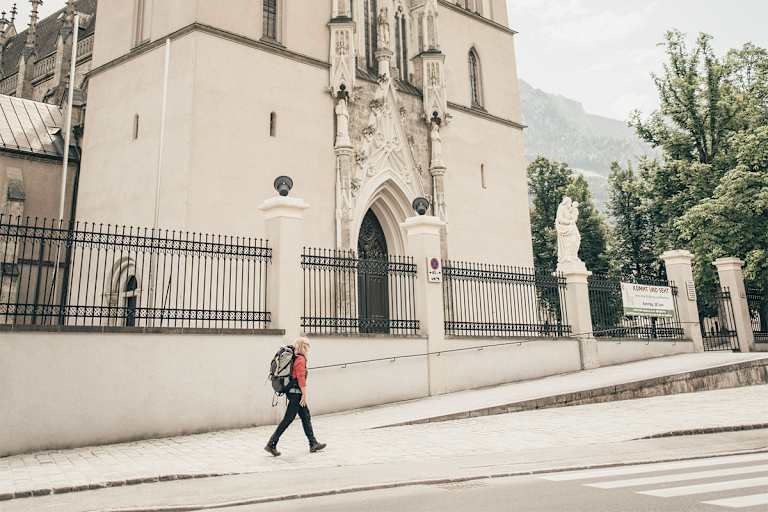 Start der Hüttenwanderung ins Gesäuse