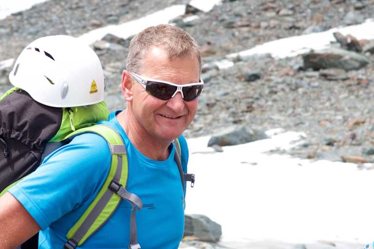 ÖAV-Präsident Ermacora unterwegs Richtung Großglockner