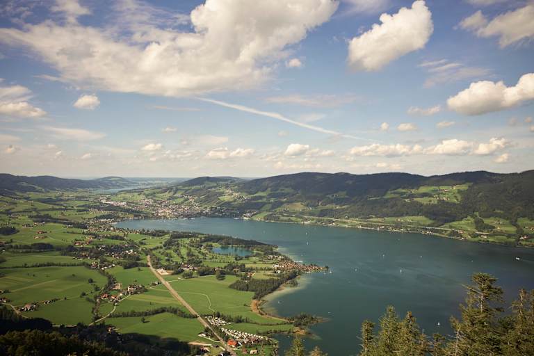 Blick auf den Mondsee