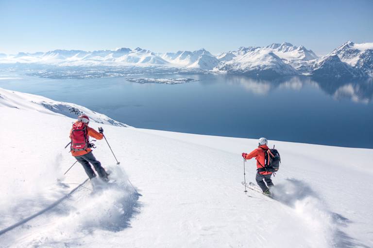 Lyngen Norwegen Skitouren