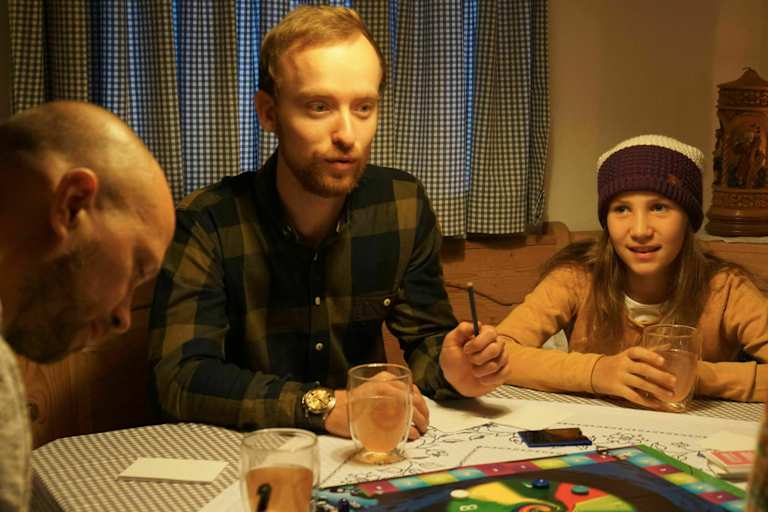 Hüttenabend mit Brettspiel