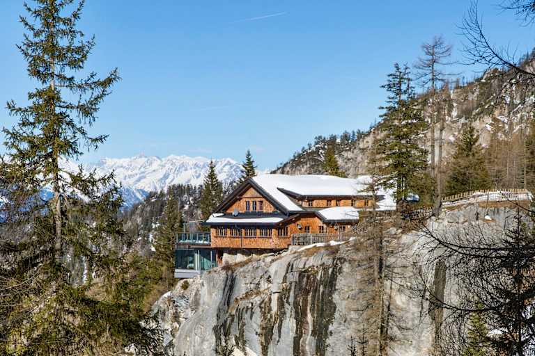 Die Dolomitenhütte (1.616 m) in Osttirol