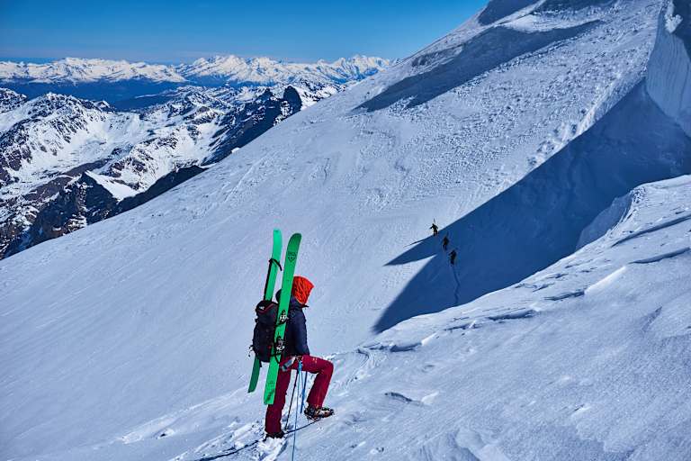 Le Défi: Grand Combin in den Walliser Alpen in der Schweiz