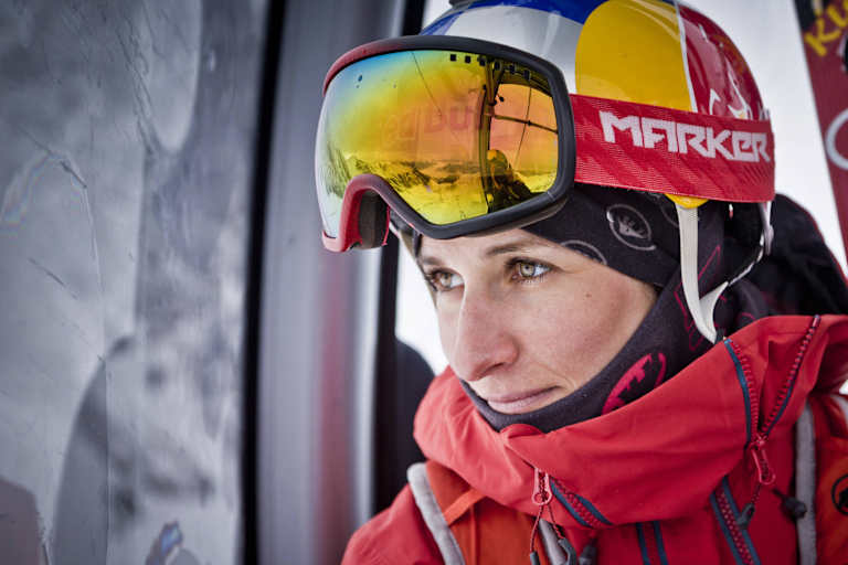 Freeride Doppel-Weltmeisterin Nadine Wallner 
