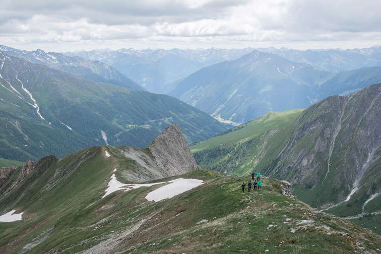 Aussicht bei Alpenüberquerung