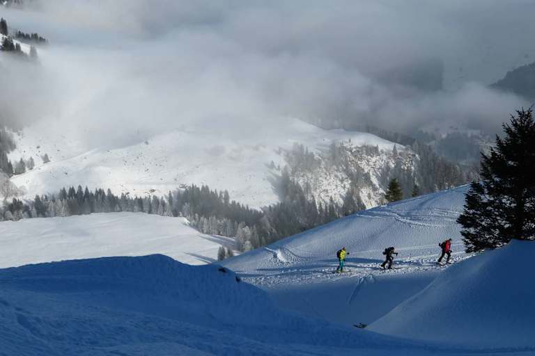 Unterwegs auf Skitour zum Alpelenhörnli