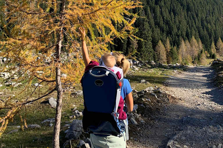 Herbst Wandern mit Kindern