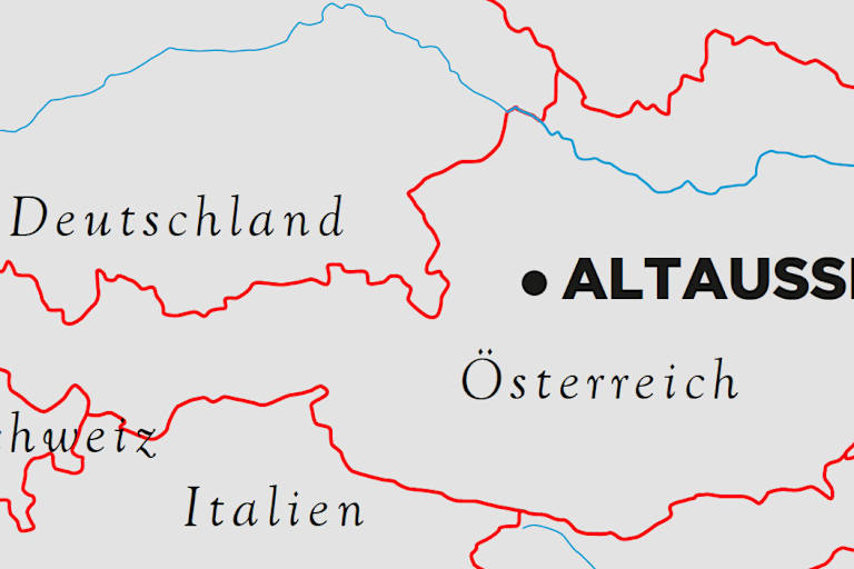 Altaussee Karte