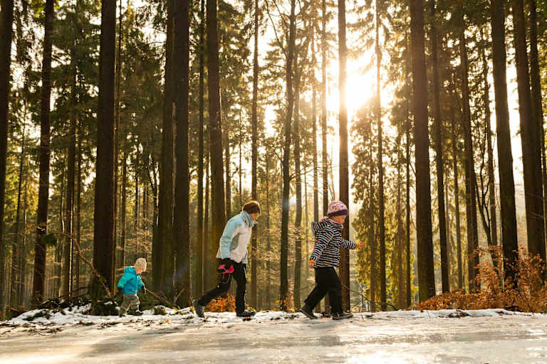 Winter Wandern am Altkönig im Taunus