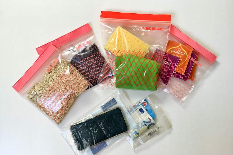 Ziploc-Beutel Outdoor Hack