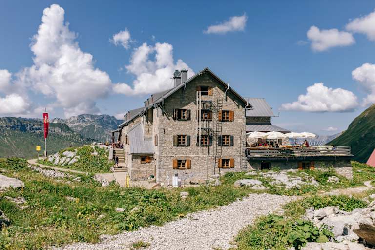 Stein auf Stein – massiv präsentiert sich der Bau des Prinz-Luitpold-Hauses
