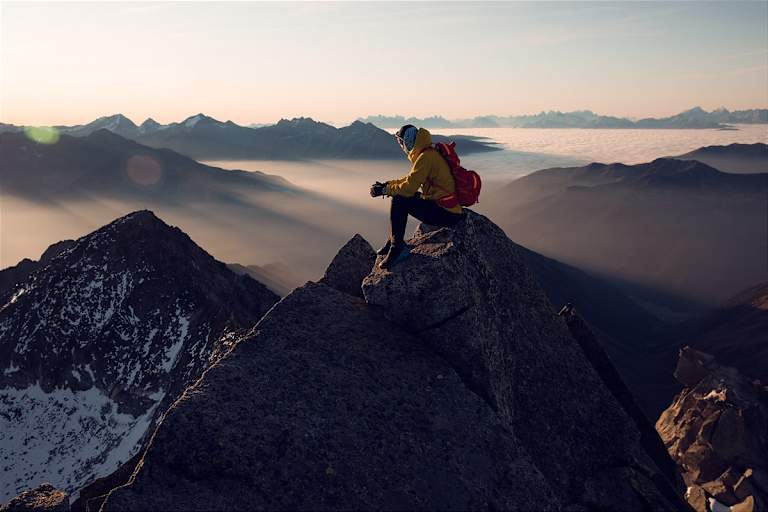 Trailläufer Markus Kröll auf der Berliner Spitze