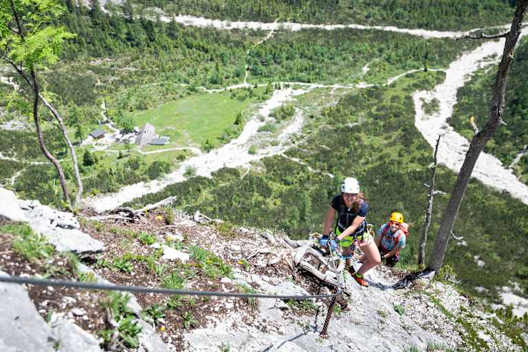 Bergwelten Mein erster Klettersteig