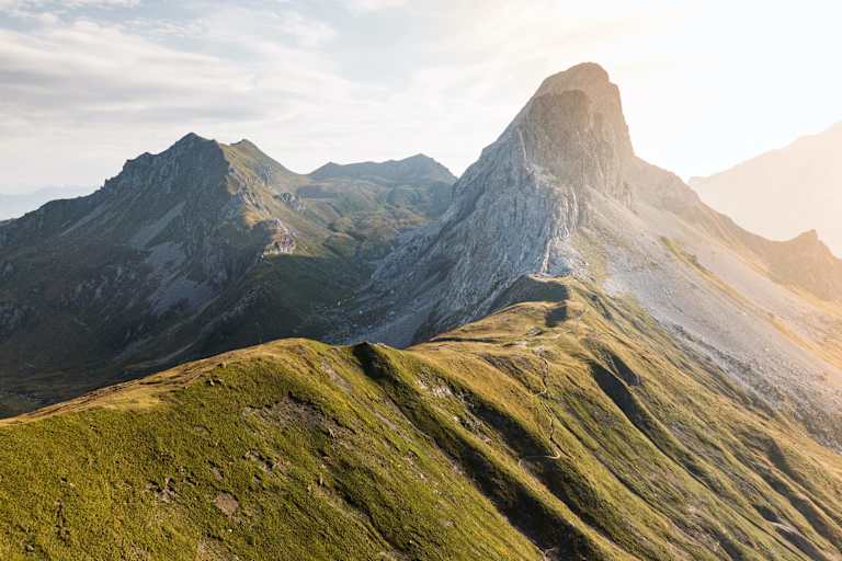Unterwegs am Prättigauer Höhenweg im Rätikon