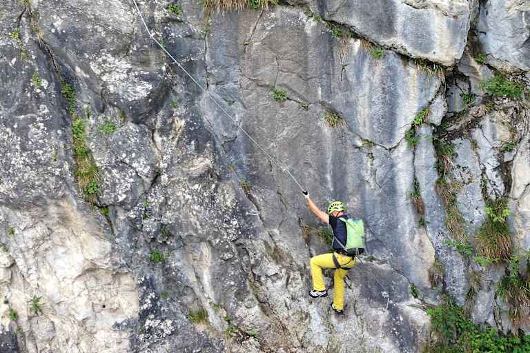 City Wall Klettersteig in Salzburg