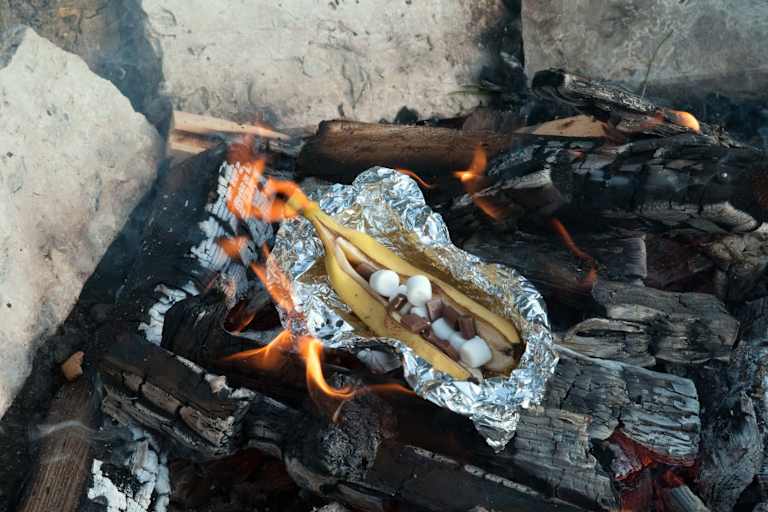 Marshmallows Lagerfeuer