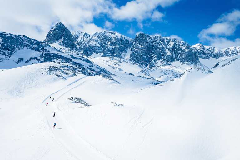 Dachstein Überquerung und die lange Abfahrt