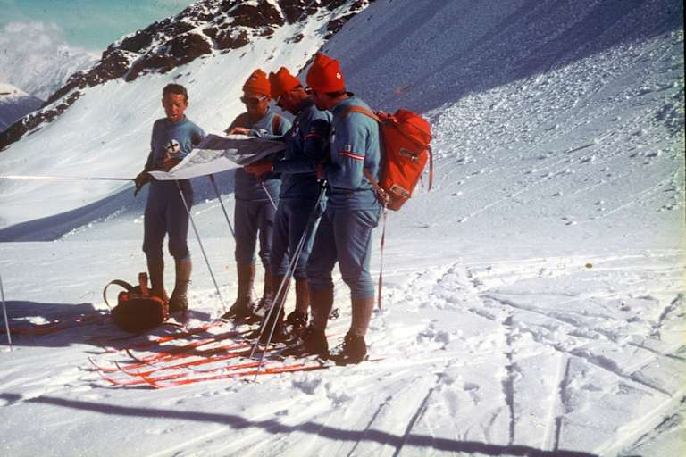 Team der Alpenüberschreitung 1971