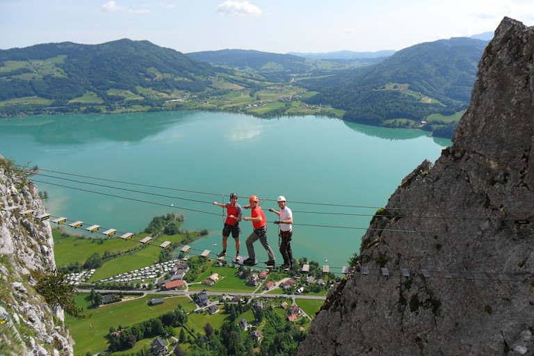 Drachenwand Klettersteig Mondsee