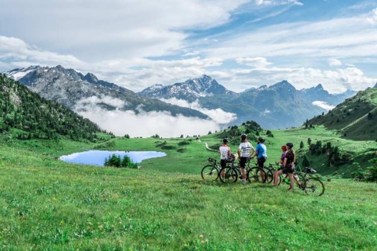 Lai da Vons, Gravel-Bike-Route Hinterrhein