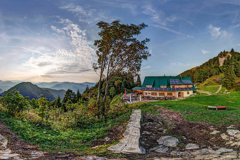 Die Ennserhütte (1293 m) bei Großraming in Oberösterreich
